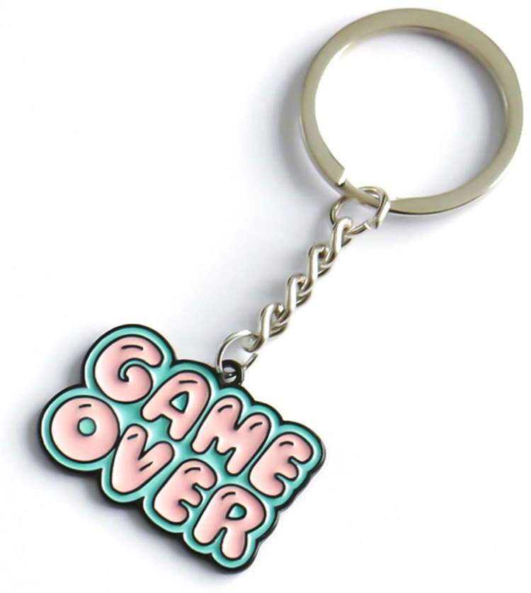 Брелок Brelki.kz gameover металл 1 шт купить,1500