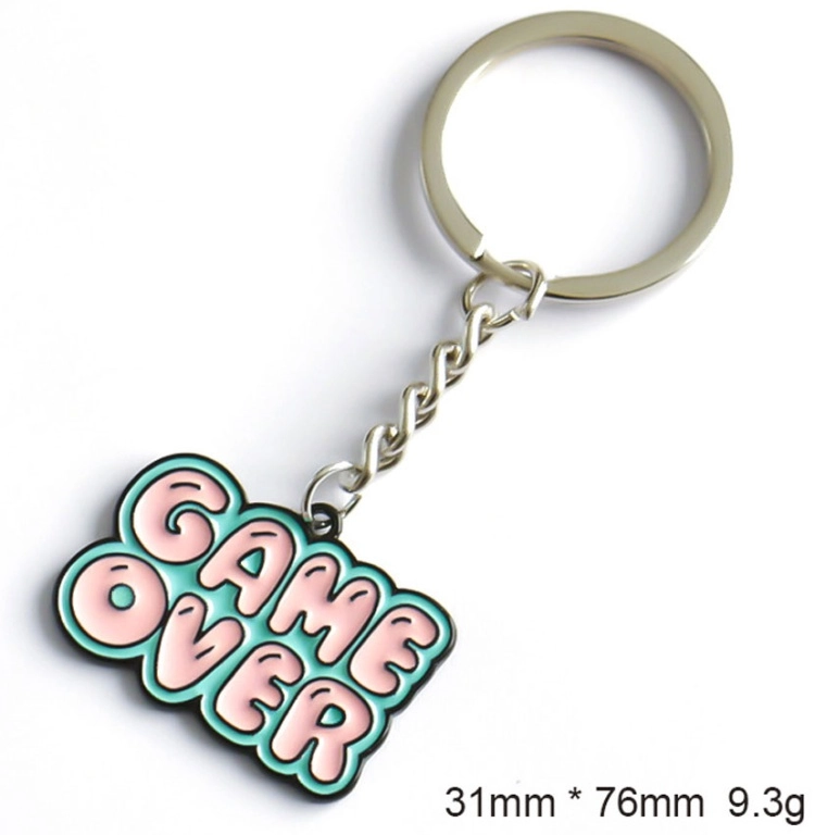 Брелок Brelki.kz gameover металл 1 шт купить,1500