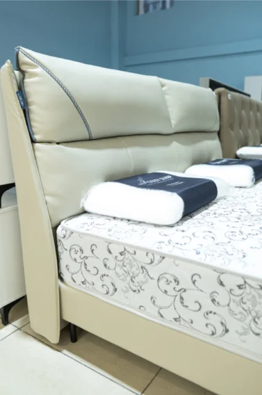 Кровать Cozy Sleep Astra двуспальная 180x200 см (без матраса, без подъёмного механизма) бежевый купить,263000