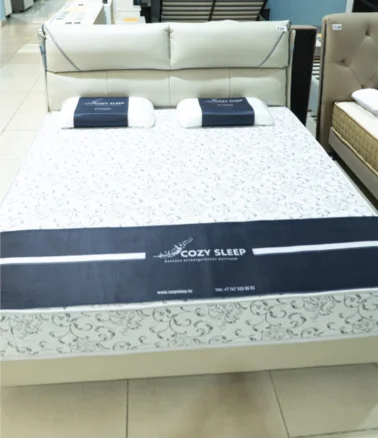 Кровать Cozy Sleep Astra двуспальная 180x200 см (без матраса, без подъёмного механизма) бежевый купить,263000