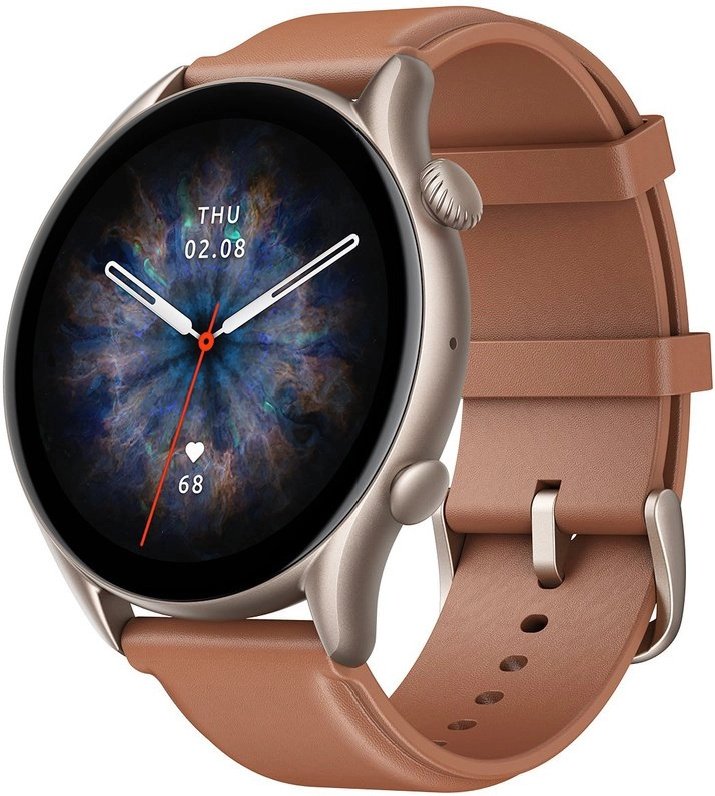Смарт-часы Xiaomi Amazfit GTR 3 Pro Brown Leather