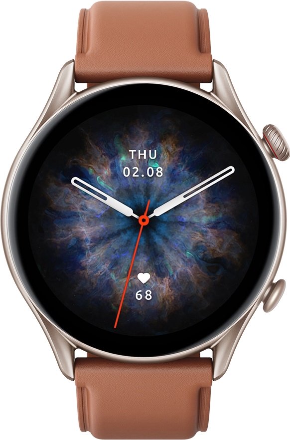 Смарт-часы Xiaomi Amazfit GTR 3 Pro Brown Leather купить,0