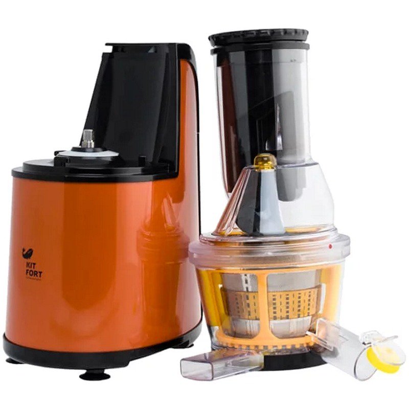 Соковыжималка Kitfort КТ-1102-1 оранжевая - ForteMarket Соковыжималка Kitfort КТ-1102-1 оранжевая купить,0