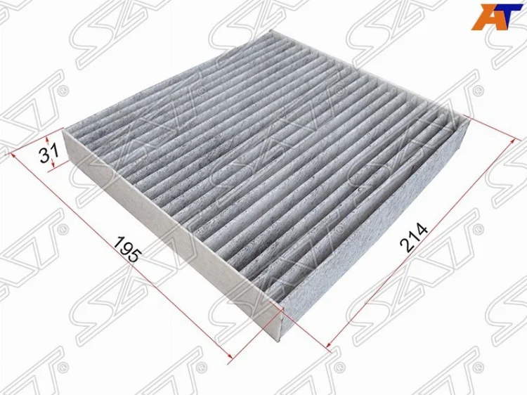 Салонный фильтр SAT ST-87139-30040-U серый - ForteMarket Салонный фильтр SAT ST-87139-30040-U серый купить,1572