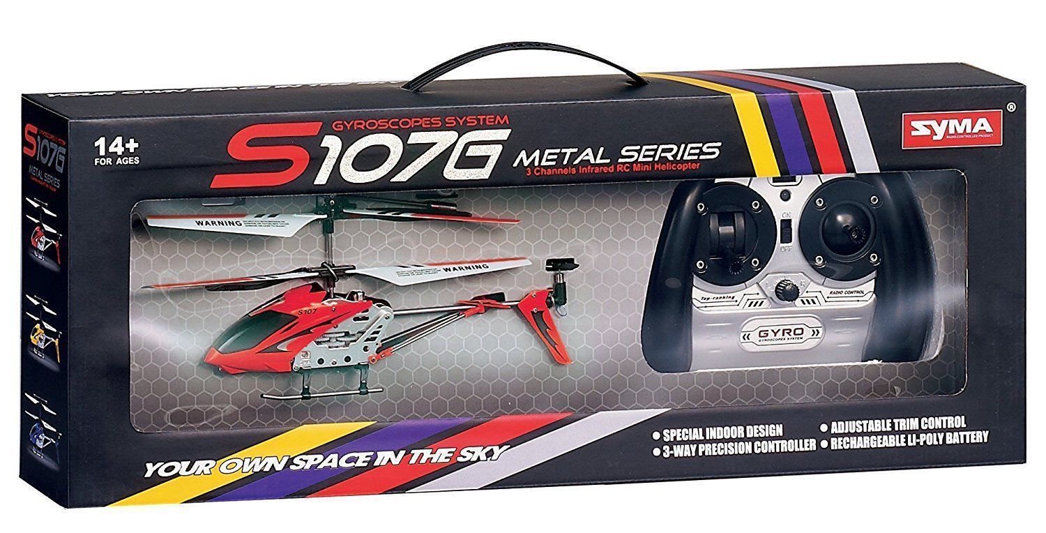 Вертолет Syma S107G красный