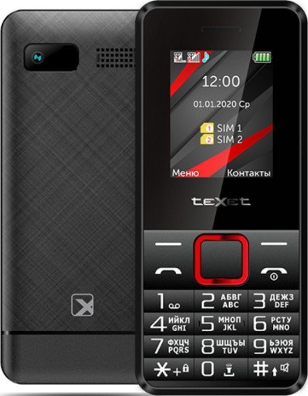 Мобильный телефон Texet TM-207 Black-Red купить,NaN