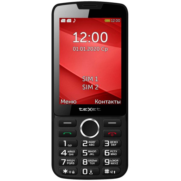 Мобильный телефон Texet TM-308 Black-Red купить,NaN