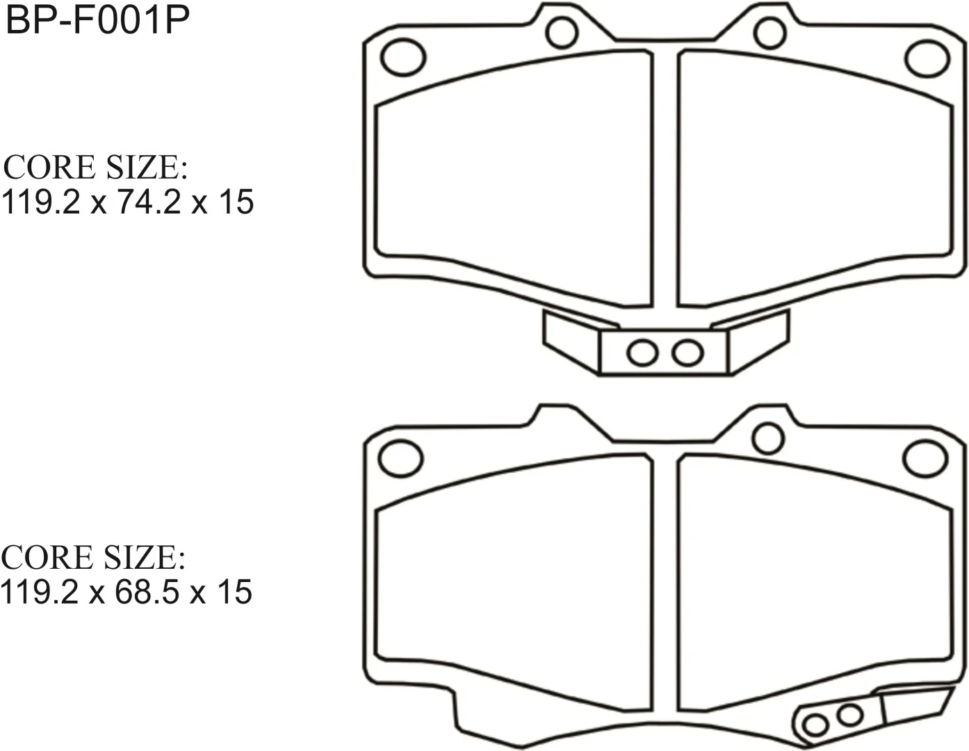 Колодки передние Gerat BP-F001P купить,14124