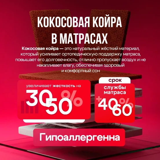 Матрас RALS 122 TITAN COCONUT 180х200 см купить,NaN