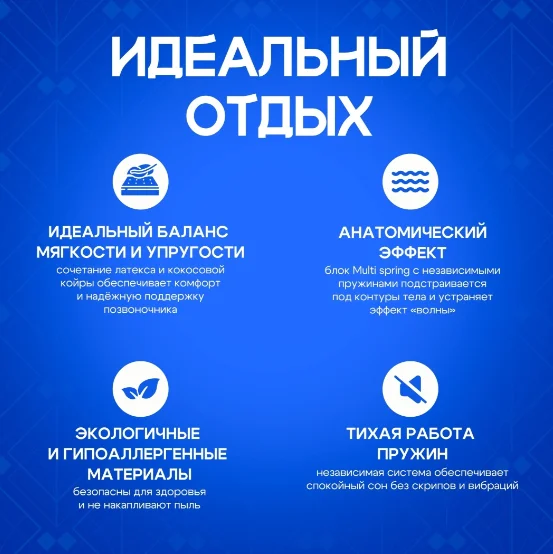 Матрас Rals 2100 Elite Dream 180x200 см купить,NaN