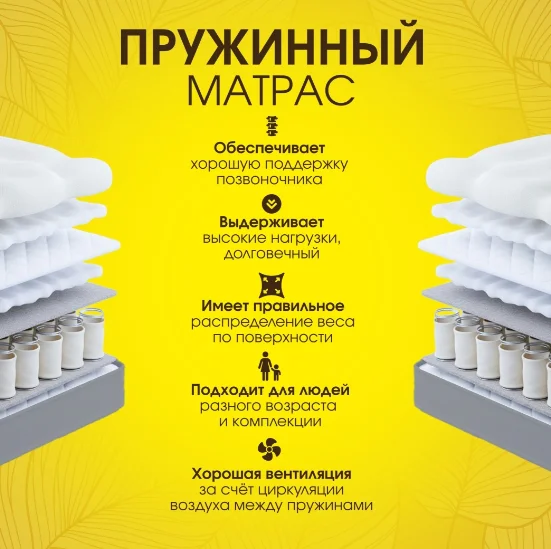 Матрас Rals 121 Double Coconut 140х200 см купить,NaN