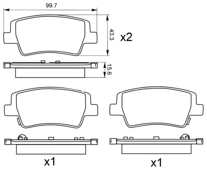 Колодки SAT SAT ST-28-0256 купить,6004