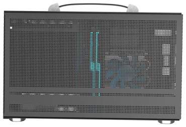 Корпус PCcooler I100 PRO MESH GY серый купить,0