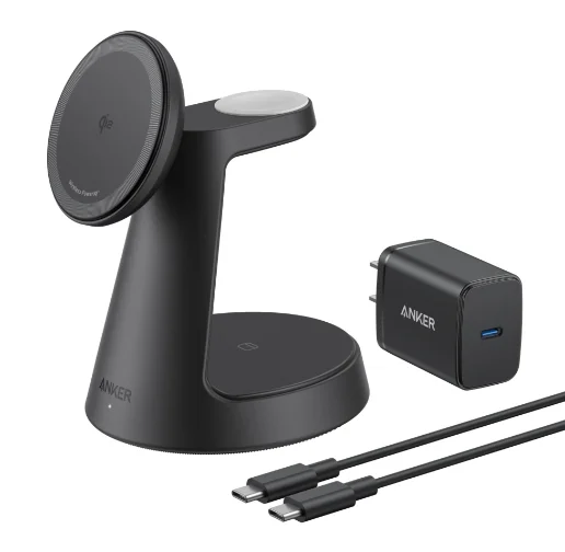 Беспроводное зарядное устройство Anker MagGo B25M4G11 15W черный