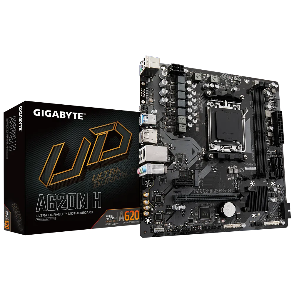 Материнская плата Gigabyte A620M H A620MHREV1.0 - ForteMarket Материнская плата Gigabyte A620M H A620MHREV1.0 купить,0