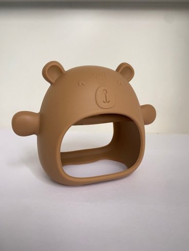 Прорезыватель силиконовый 4м+ Happy Baby - Caramel купить,NaN