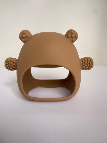 Прорезыватель силиконовый 4м+ Happy Baby - Caramel купить,NaN