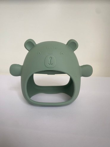 Прорезыватель силиконовый 4м+ Happy Baby - light blue купить,NaN
