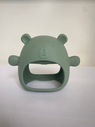 Прорезыватель силиконовый 4м+ Happy Baby - light blue купить,NaN