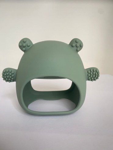 Прорезыватель силиконовый 4м+ Happy Baby - light blue купить,NaN