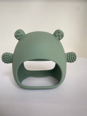 Прорезыватель силиконовый 4м+ Happy Baby - light blue купить,NaN