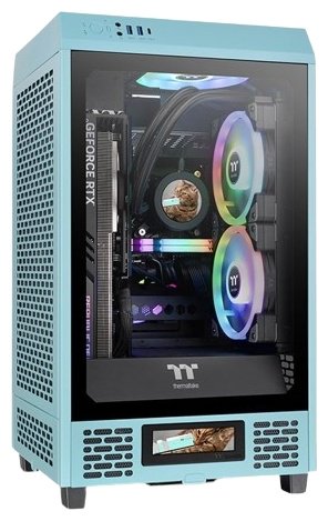 Корпус Thermaltake The Tower 200 Racing Green CA-1X9-00SBWN-00 зеленый