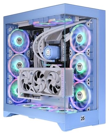 Корпус Thermaltake CTE E600 MX Hydrangea Blue CA-1Y3-00MFWN-00 голубой