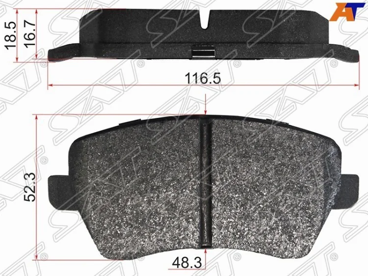 Колодки передние SAT ST-41060-00Q0K купить,5956