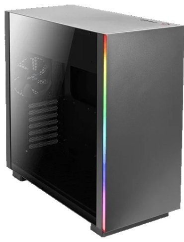 Корпус AeroCool GLO черный