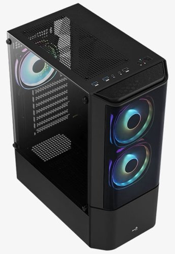 Корпус AeroCool Quantum Mesh черный купить,0