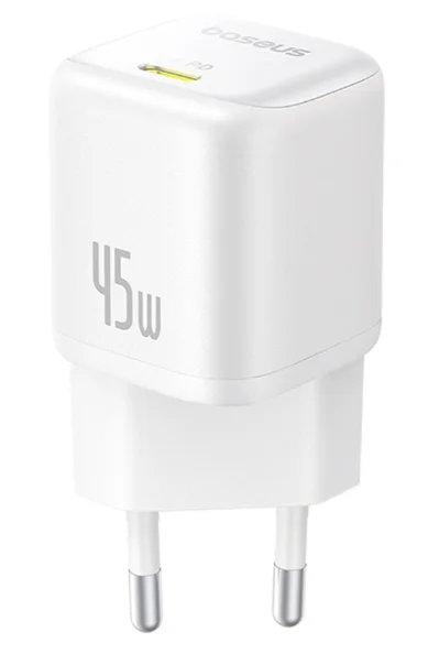 Адаптер питания Baseus PicoGo GaN 45W P10176800213-00 White  купить,9990