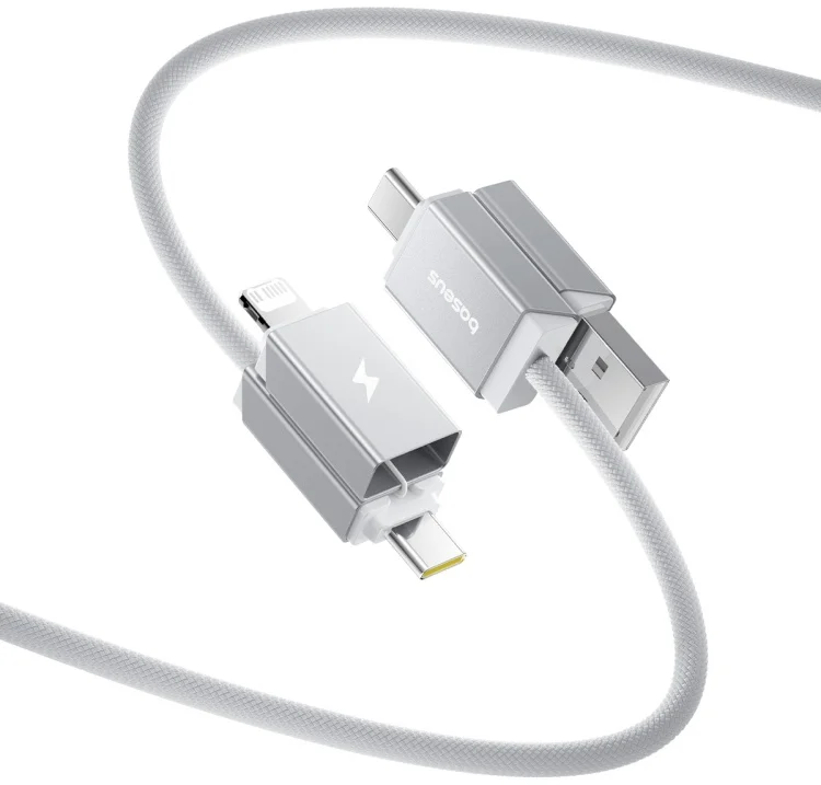 Кабель Baseus Versatile P10383000211-00 1м белый купить,NaN