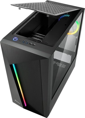 Корпус Sharkoon REV100 RGB черный купить,0