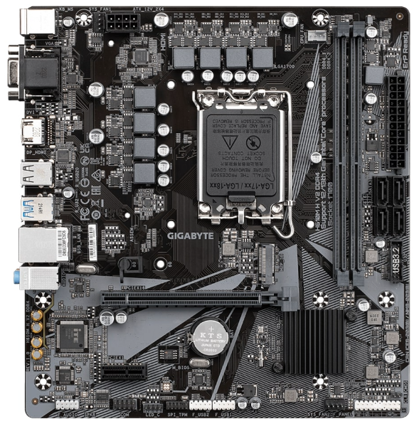 Материнская плата Gigabyte H610M H V2 DDR4 H610MHV2DDR4REV1.0