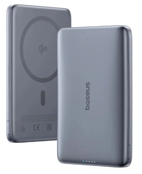 Портативный внешний аккумулятор Baseus PicoGo AM41 Ultra-Slim 5000mAh 27W E0027200 Grey