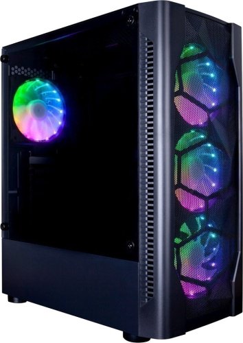 Корпус 1stPlayer DK D4 D4-BK-1F5M-3F5S Black