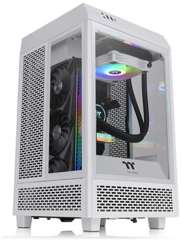 Корпус Thermaltake The Tower 100 CA-1R3-00S6WN-00 белый