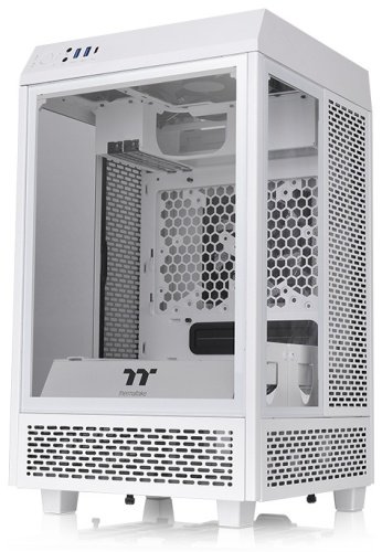 Корпус Thermaltake The Tower 100 CA-1R3-00S6WN-00 белый купить,0