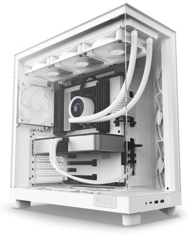 Корпус NZXT H6 Flow CC-H61FW-01 White без б/п