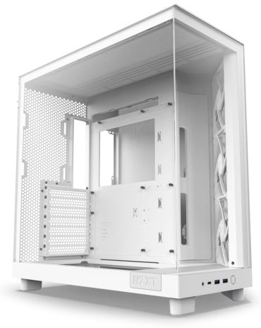 Корпус NZXT H6 Flow CC-H61FW-01 White без б/п - ForteMarket Корпус NZXT H6 Flow CC-H61FW-01 White без б/п купить,0