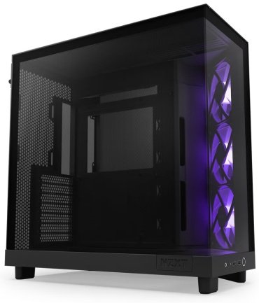 Корпус NZXT H6 Flow RGB черный