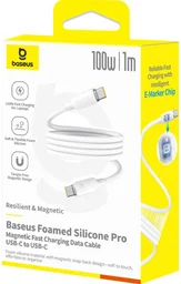 Кабель Baseus Foamed Silicone Pro E0426D01 1м белый