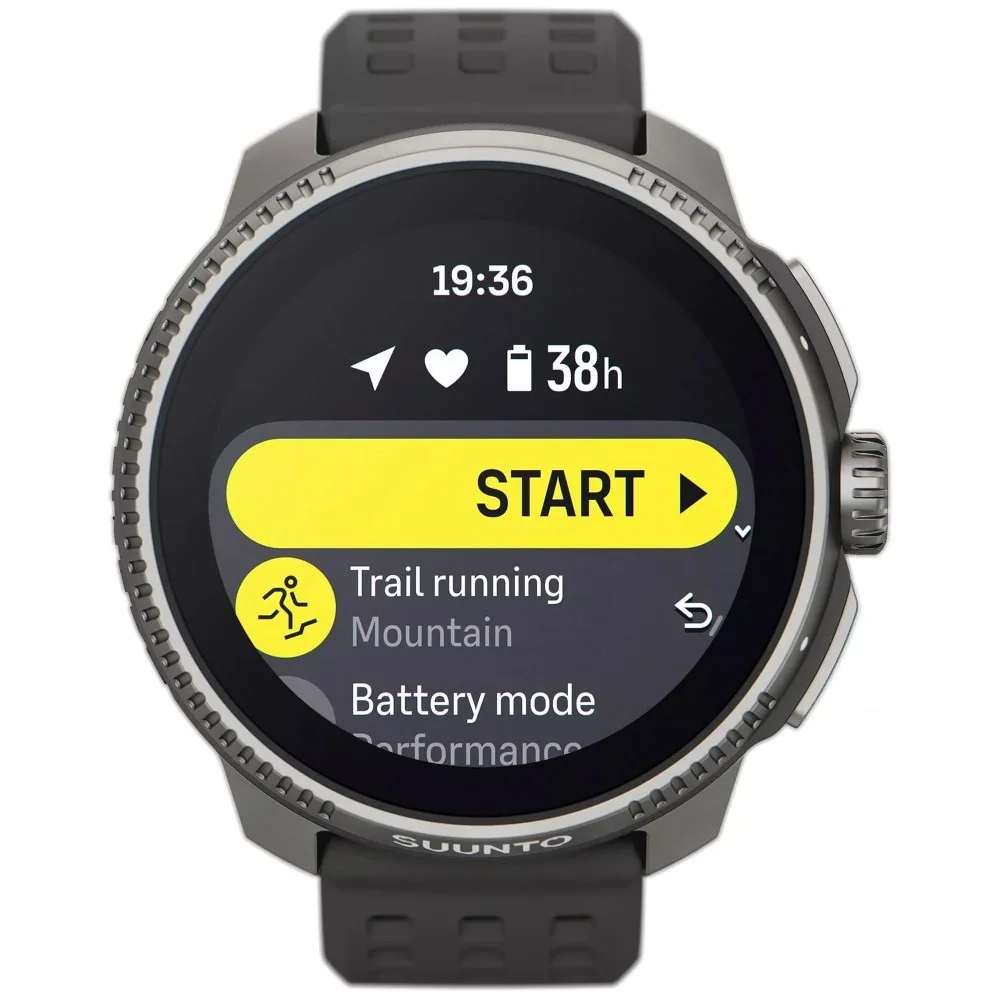 Смарт-часы Suunto Race Titanium Charcoal SS050932000 50 мм Silver Black купить,0