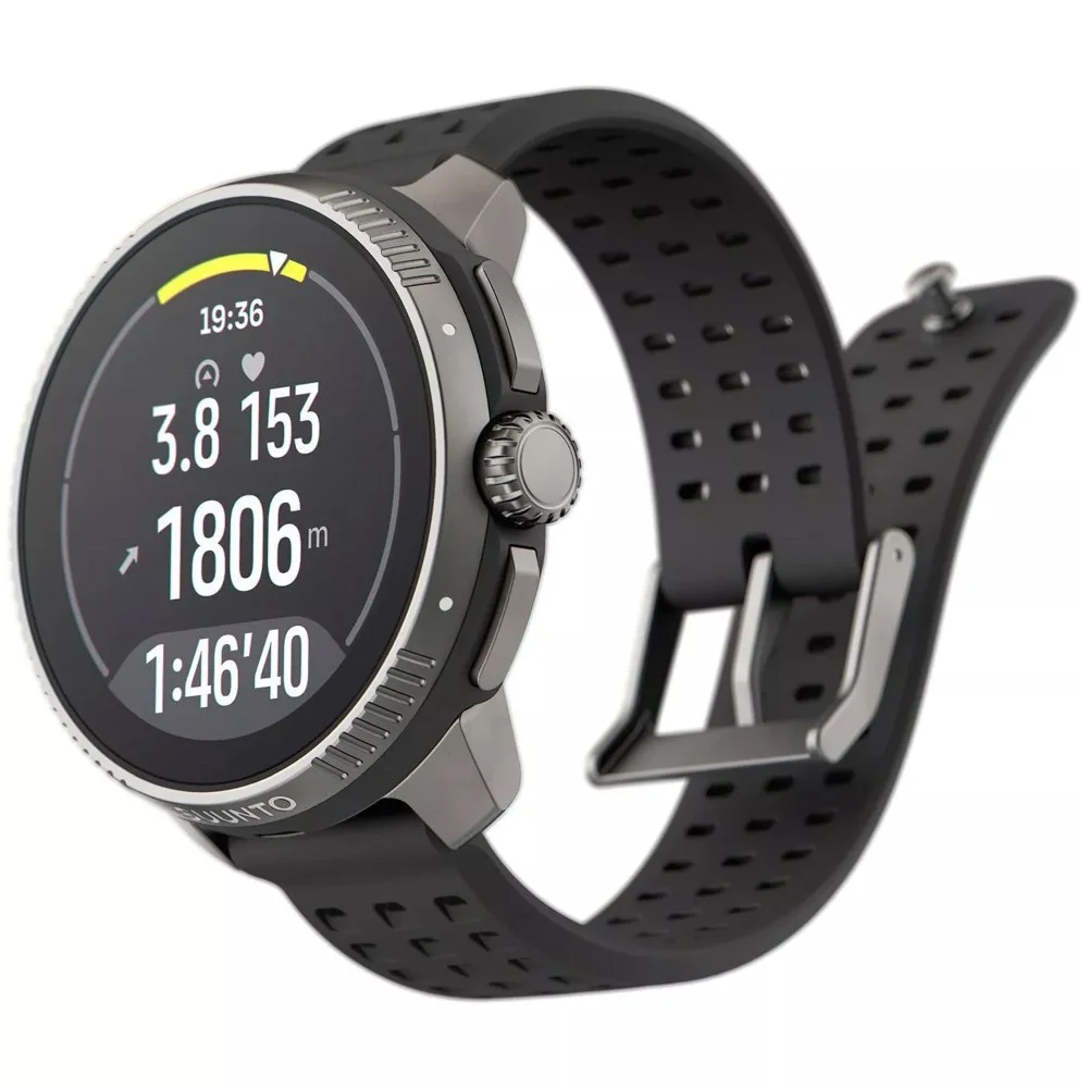 Смарт-часы Suunto Race Titanium Charcoal SS050932000 50 мм Silver Black купить,0