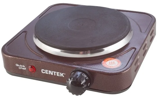 Электрическая плита Centek CT-1506 коричневый