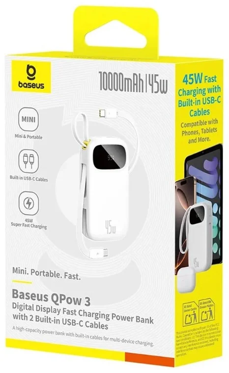 Power Bank Baseus EnerFill FC31 P10082102213-00 10000mAh White
