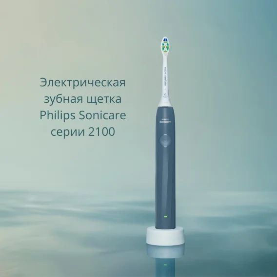 Электрическая зубная щетка Philips Sonicare 2100 HX4022/04 темно-синий купить,NaN