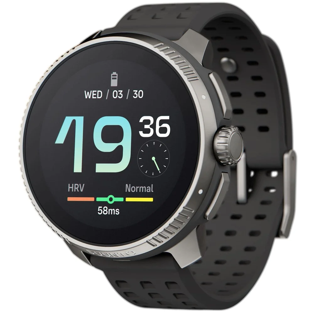 Смарт-часы Suunto Race Titanium Charcoal SS050932000 50 мм Silver Black