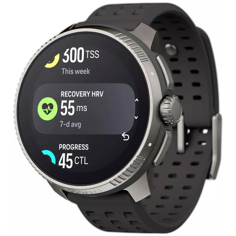 Смарт-часы Suunto Race Titanium Charcoal SS050932000 50 мм Silver Black купить,0