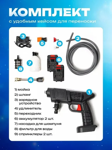 Мойка высокого давления 217676266 черная